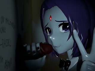 SFM Teen Titans - Raven gloryhole