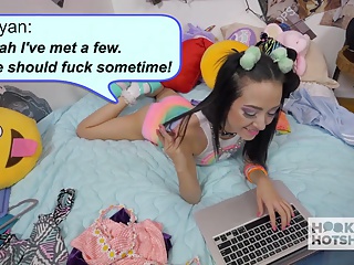 Tiny Teen's Dating Site Match Fucks Her Rough