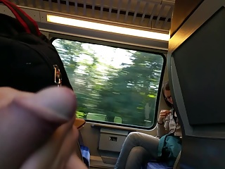 nice girl on train tour