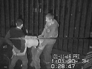 CCTV Behind a Sunderland Nightclub Part 1